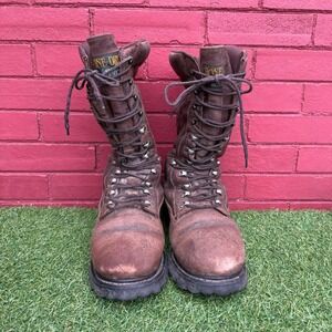 Vtg Redhead Hunting Boots Size 10.5 M Waterproof Insulated Leather Wide Gore Tex